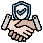 Reliable and prompt service guarantee icon